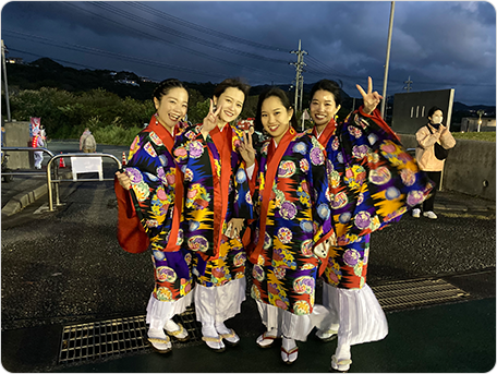 本部町の誇る女性4人組沖縄民謡ユニット「いなぐんぐゎ」