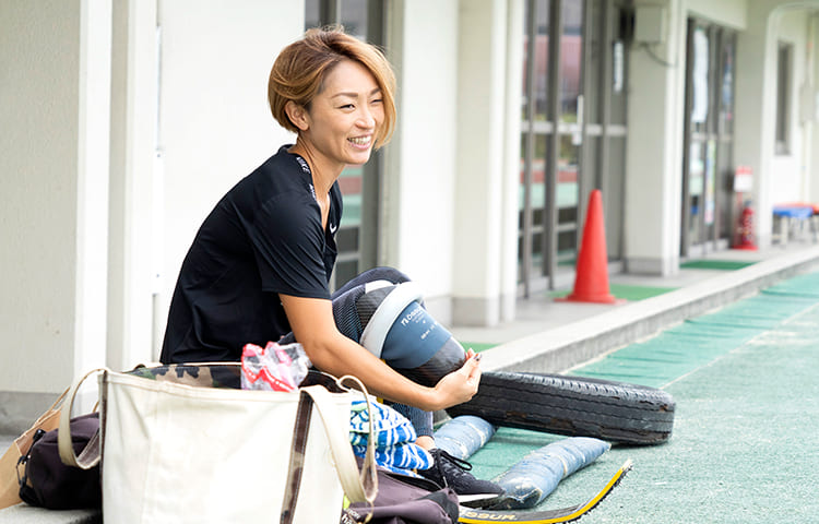 陸上競技選手　中西麻耶選手