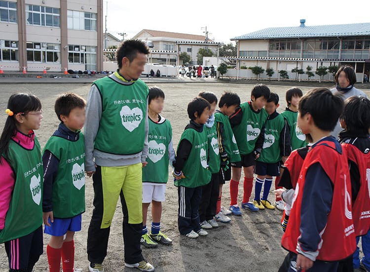 サッカーとチア