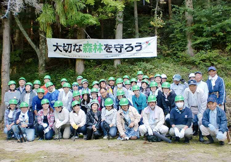 間伐ボランティア活動